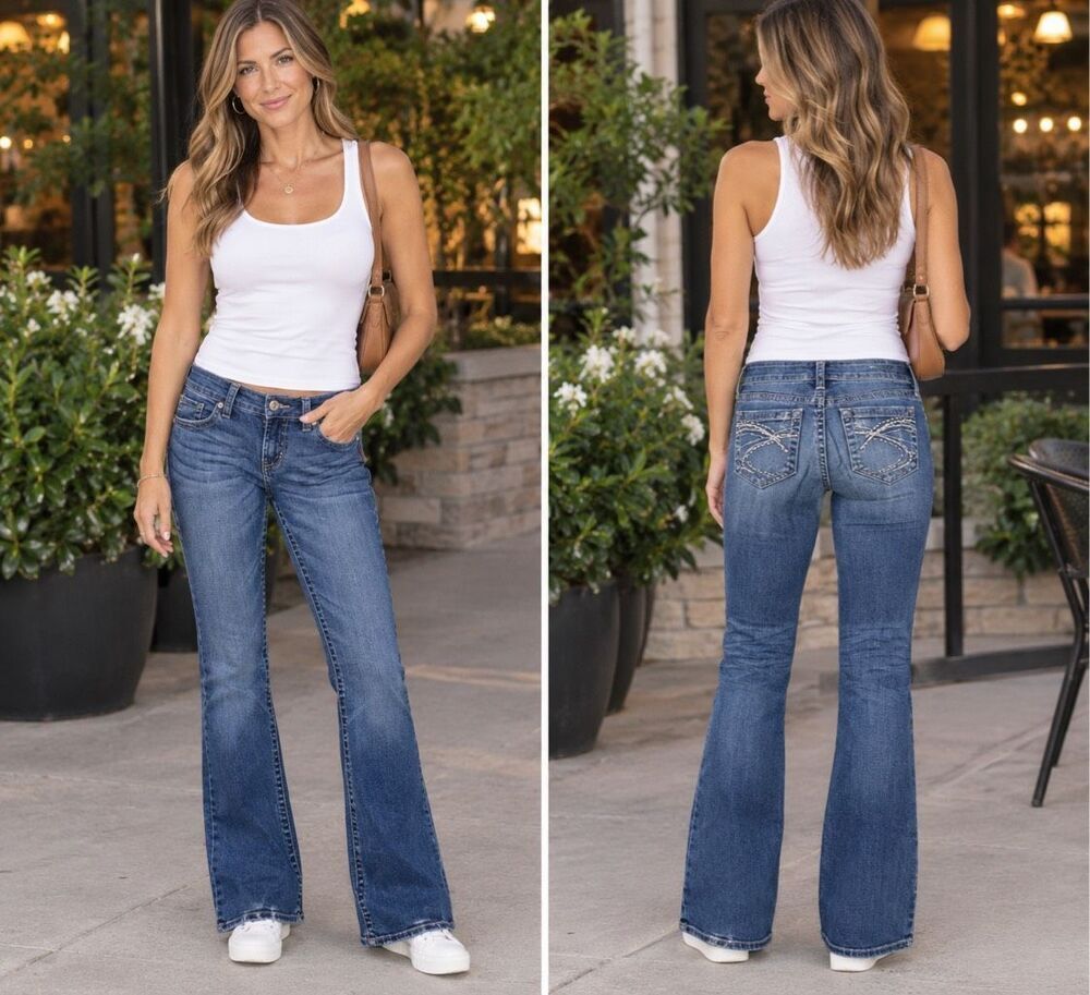 Silver jeans Aiko boot cut denim jeans sz 6 women